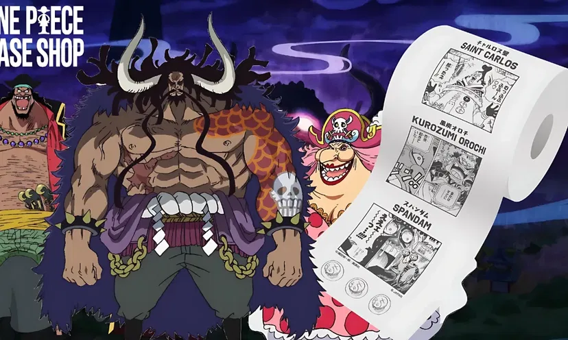 One Piece arriva la carta igienica con i suoi villain più odiati preview