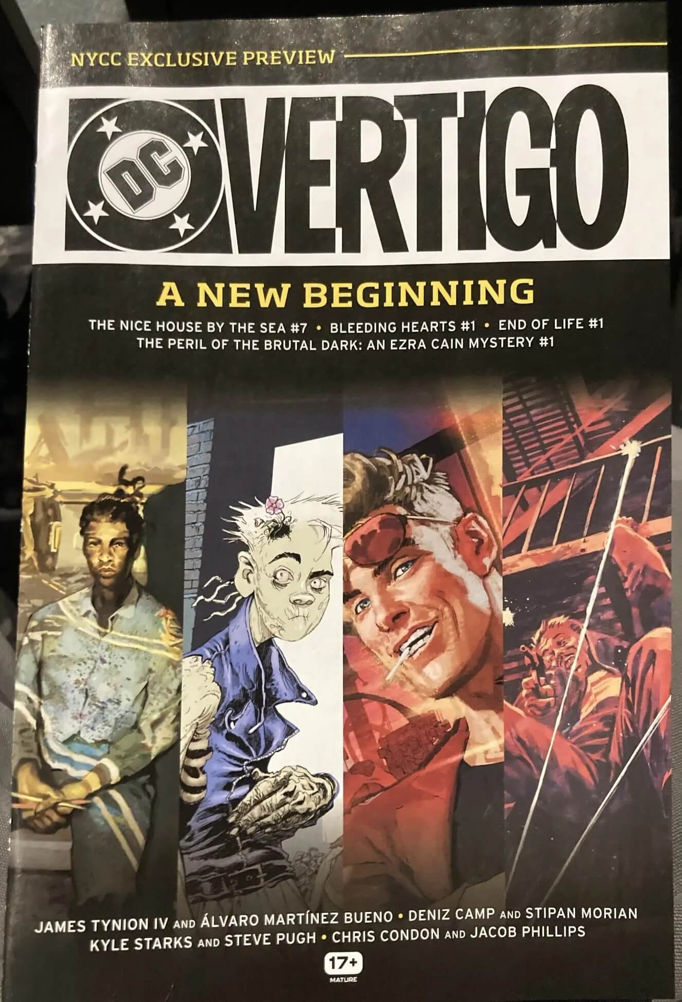 L'albo promozionale DC Vertigo: A New Beginning distribuito alla New York Comic-Con