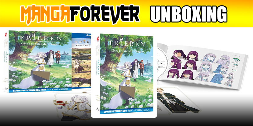 Frieren – Oltre la fine del viaggio: unboxing del cofanetto blu-ray preview