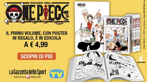 One Piece torna in edicola con la nuova collezione di Gazzetta dello Sport e Tv Sorrisi e Canzoni preview