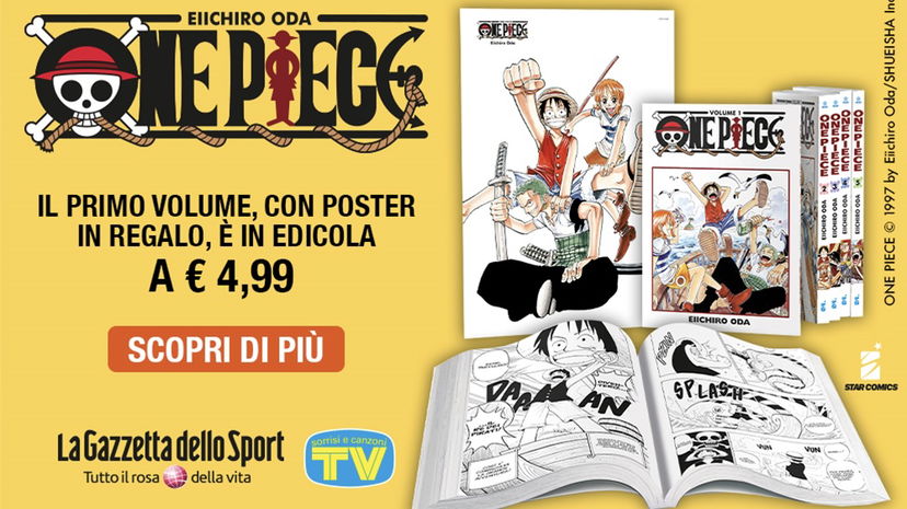 One Piece torna in edicola con la nuova collezione di Gazzetta dello Sport e Tv Sorrisi e Canzoni preview