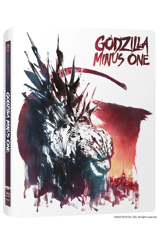 Confezione italiana di Godzilla Minus One in Steelbook 4K Ultra HD con due Blu-ray