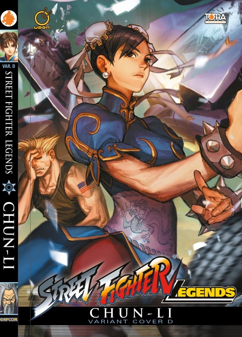 Copertina italiana di Street Fighter Legends Chun-Li pubblicato da Tora Edizioni