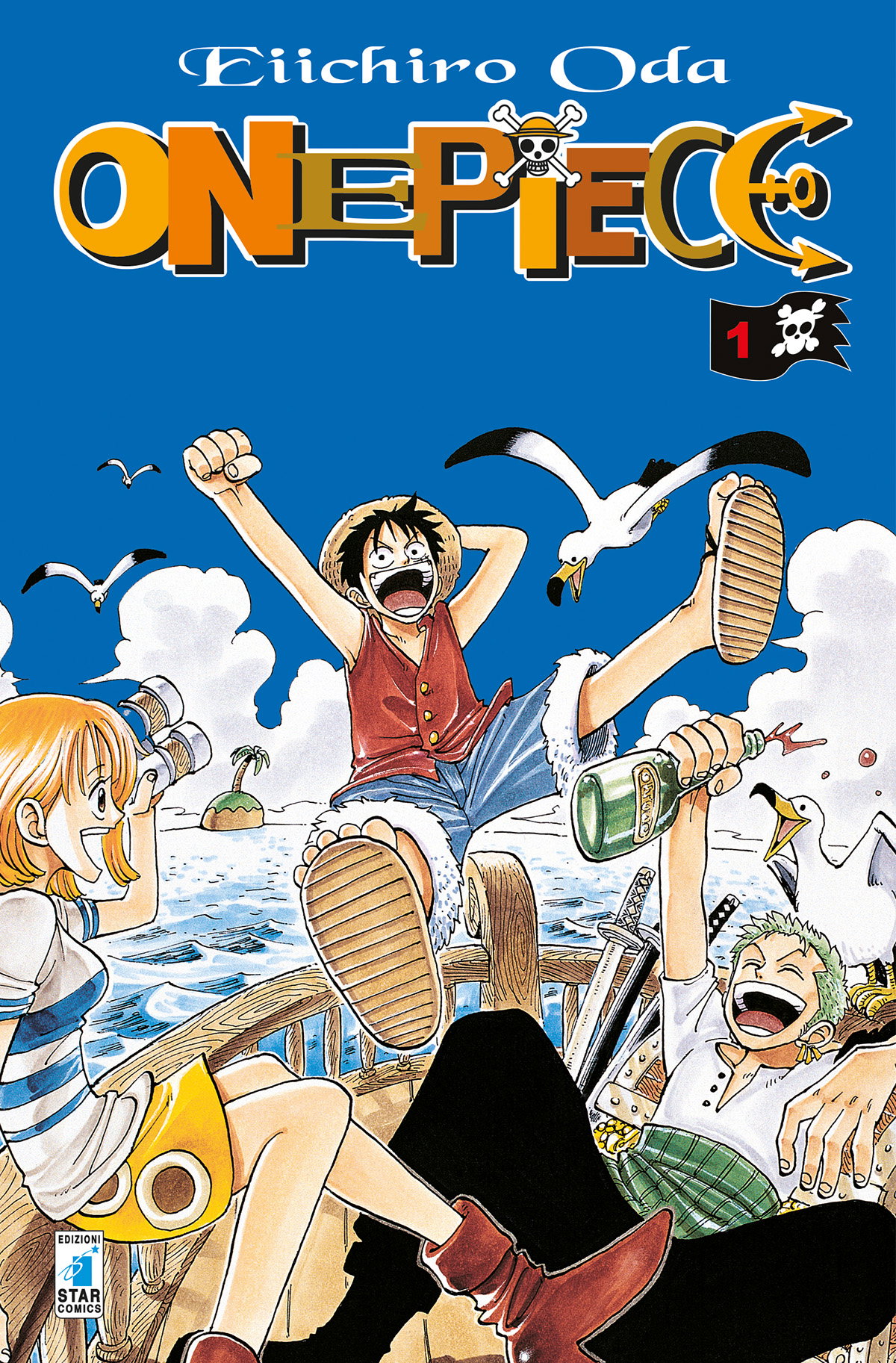 Copertina italiana di One Piece New Edition 1 di Eiichiro Oda, edita da Star Comics