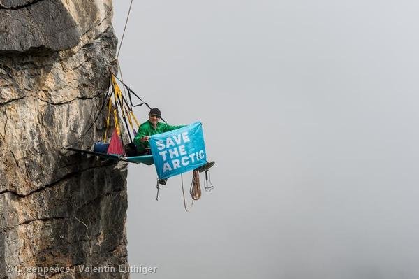 Greenpeace sul tetto del mondo