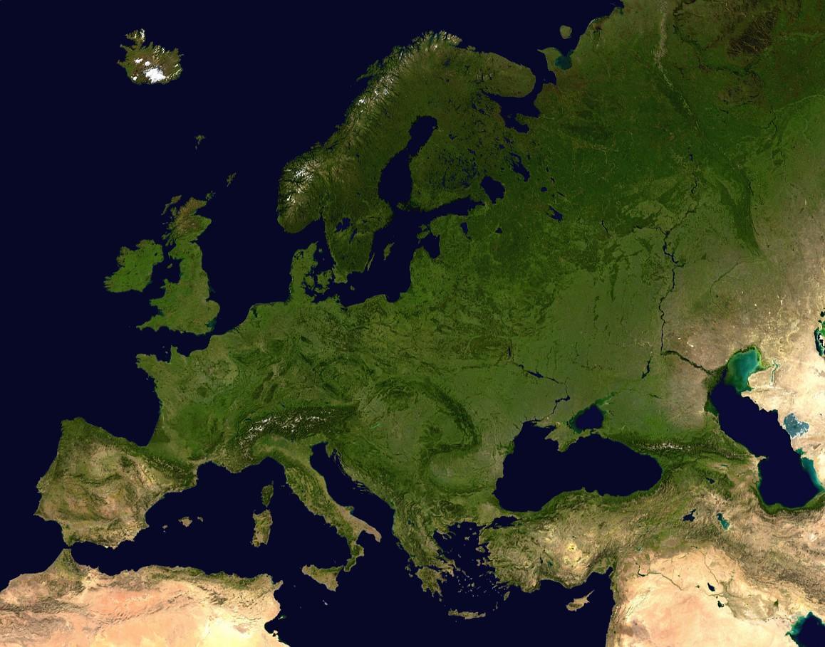 cartina europa austerity