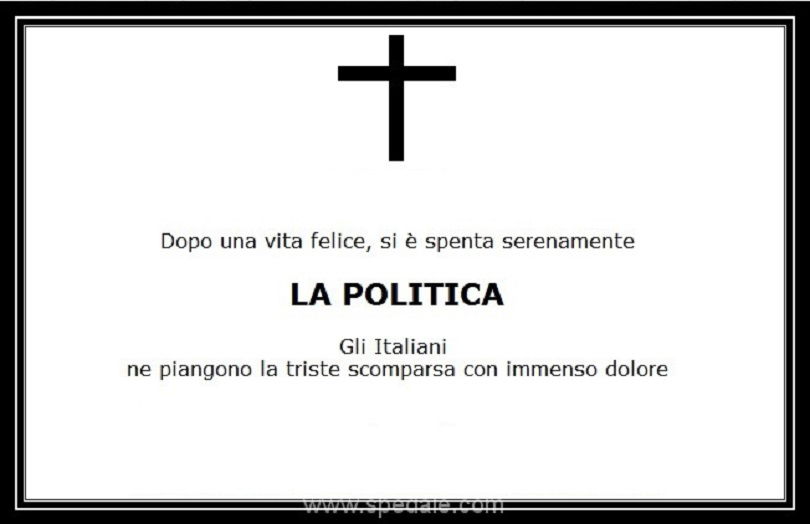 Militanti morti, Pd senza soldi, Forza Italia licenzia article-post