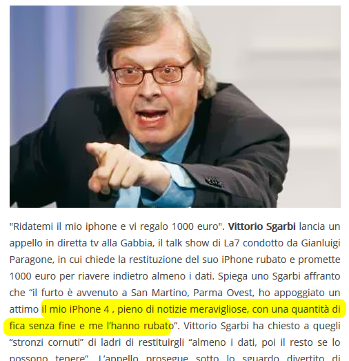 Sgarbi, uno pieno di contenuti nextQuotidiano