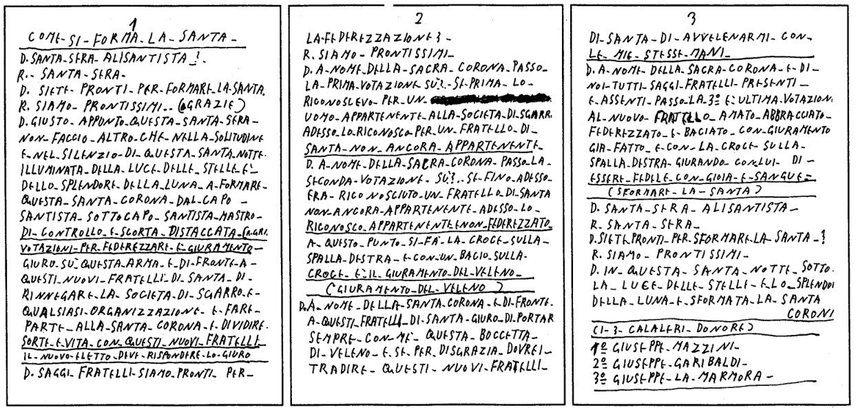 ndrangheta cerimonia di affiliazione