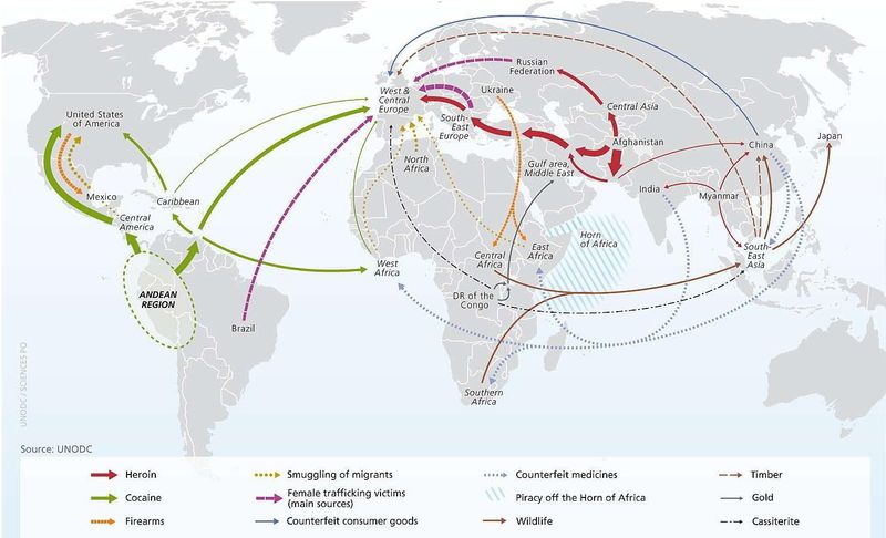 La Mappa Dei Traffici Illegali Nel Mondo | NextQuotidiano