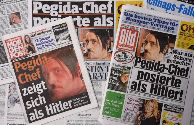 Lutz Bachmann, Pegida e la foto vestito da Hitler article-post