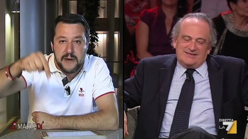 "Lei non vuole uscire dall'Europa, ma solo criticarla per migliorarla". Salvini: "Sì" article-post