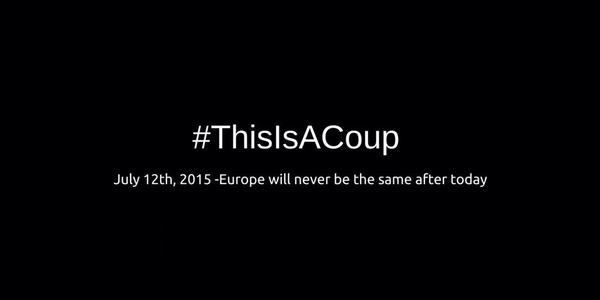 #Thisisacoup: l'hashtag sul colpo di Stato dell'Europa in Grecia article-post