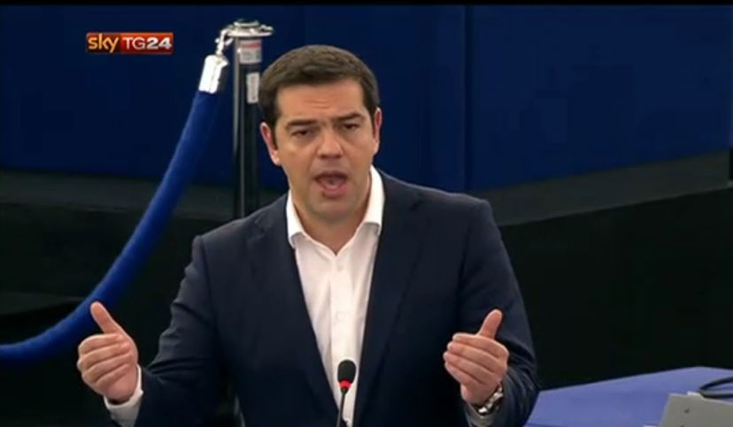 Tsipras e la Syriza che vuole la Grecia fuori dall'euro article-post