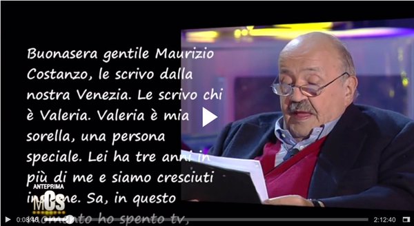 Lo strano caso della lettera del fratello di Valeria Solesin a Maurizio Costanzo article-post