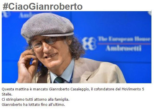 Gianroberto Casaleggio è morto article-post