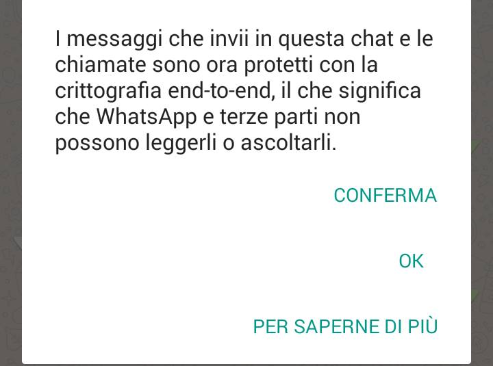 Cosa significa l'arrivo della crittografia su WhatsApp? NextQuotidiano Cosa significa l'arrivo della crittografia su WhatsApp? NextQuotidiano