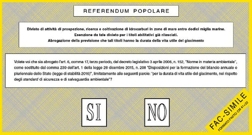 Il referendum del 17 aprile è senza quorum article-post