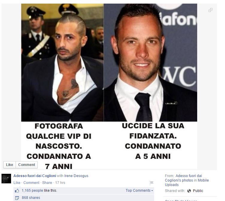 fabrizio corona oscar pistorius 1