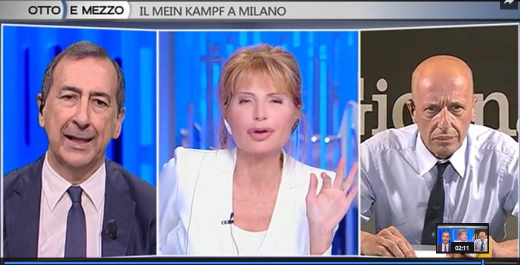 Il massacro di Sallusti a Otto e 1/2 ieri sera article-post
