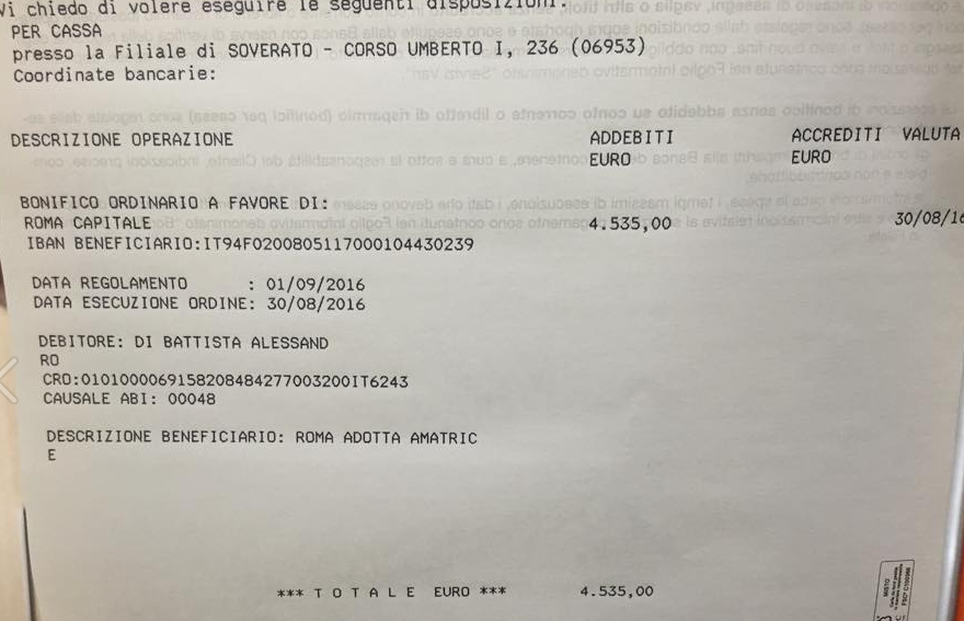 alessandro di battista roma ama amatrice - 2