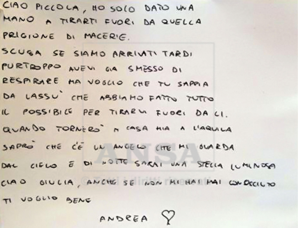 scusa giulia se siamo arrivati tardi