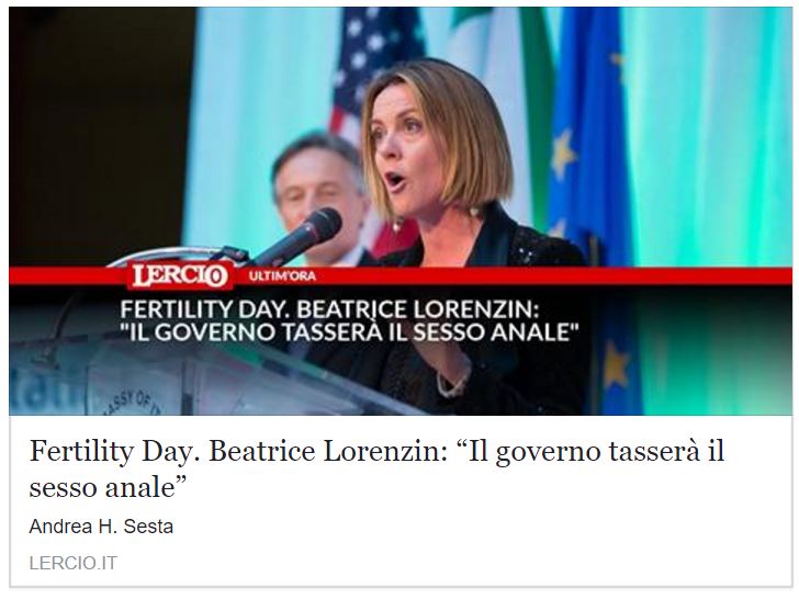 fertility day lorenzin