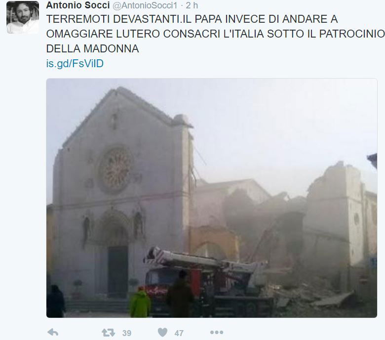 antonio socci terremoto