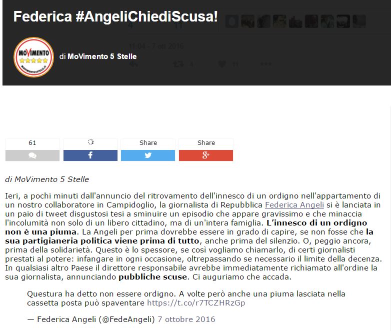 Federica Angeli denuncia Beppe Grillo article-post