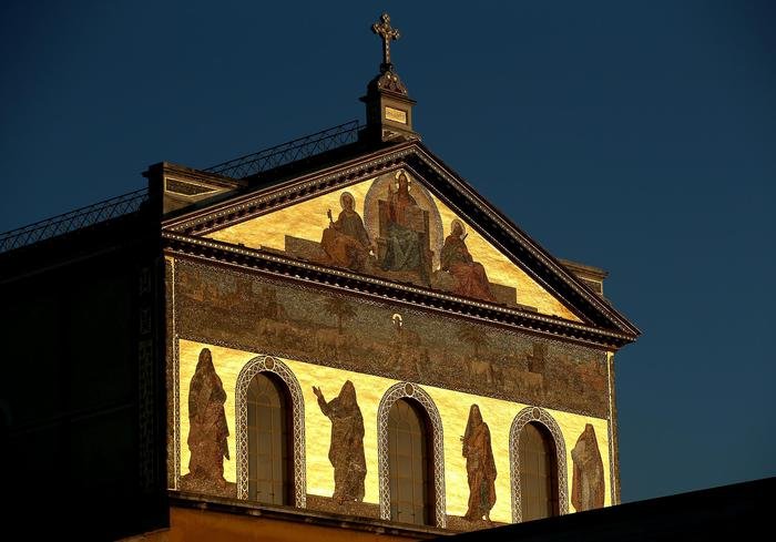 terremoto roma basilica san paolo