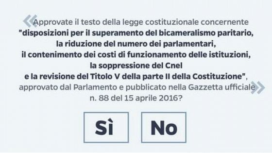 Ma davvero per ridurre i compensi dei consiglieri regionali "basta un sì"? article-post
