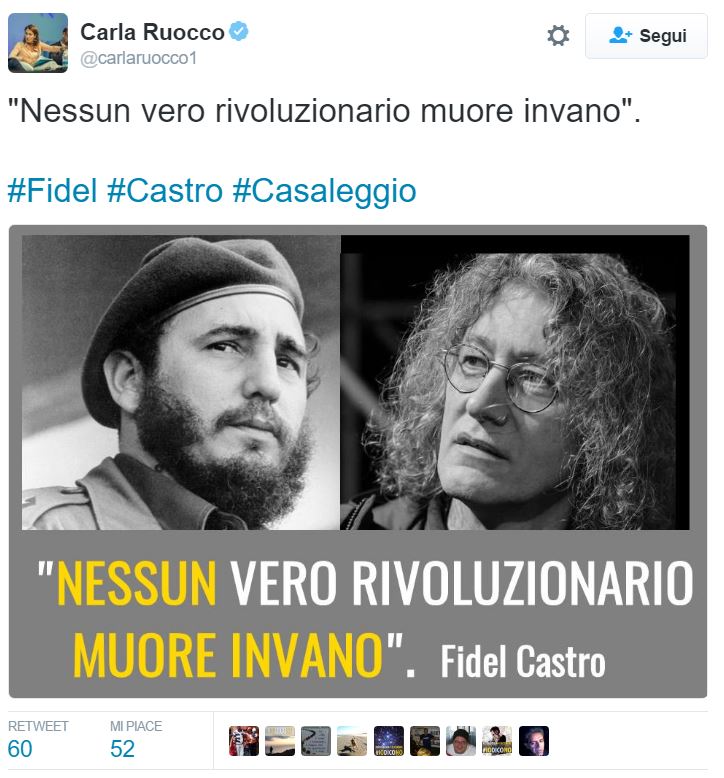 A Carla Ruocco Fidel Castro ricorda Casaleggio article-post