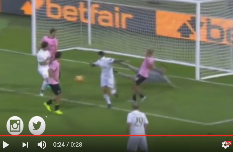 Il goal di tacco di Lapadula article-post