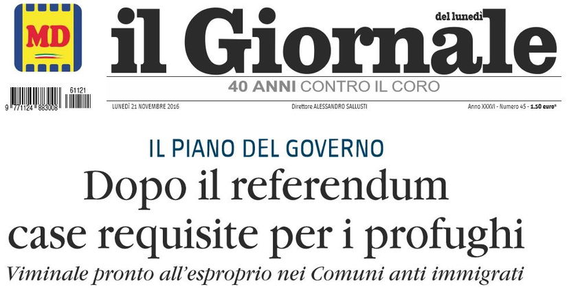 «Le case requisite per i profughi dopo il referendum» article-post