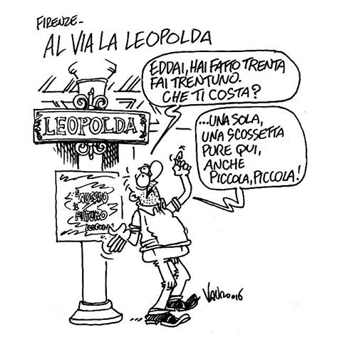 La vignetta di Vauro sulla Leopolda e il terremoto article-post