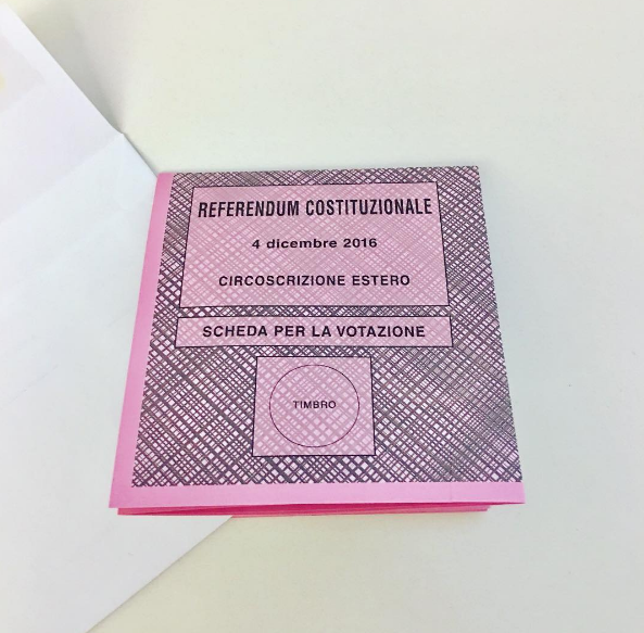 voto italiani all'estero referendum costituzionale