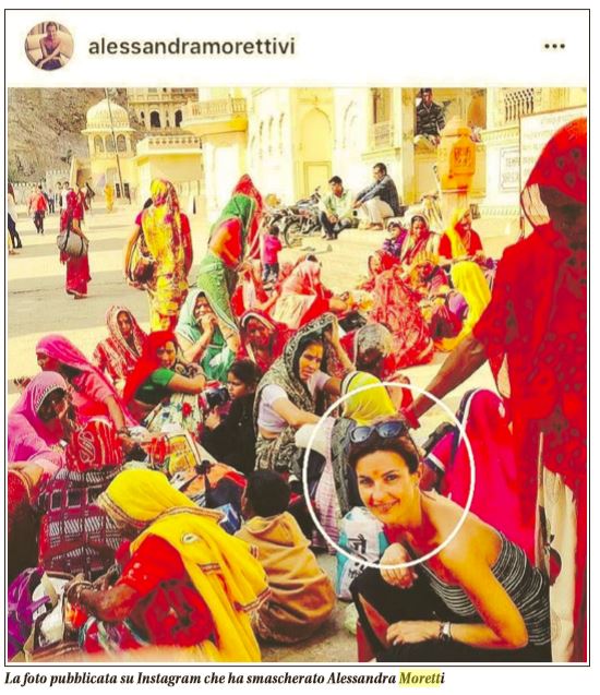 alessandra moretti malata in-india