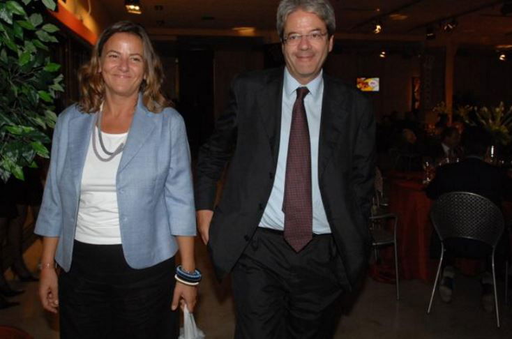 emanuela mauro moglie paolo-gentiloni