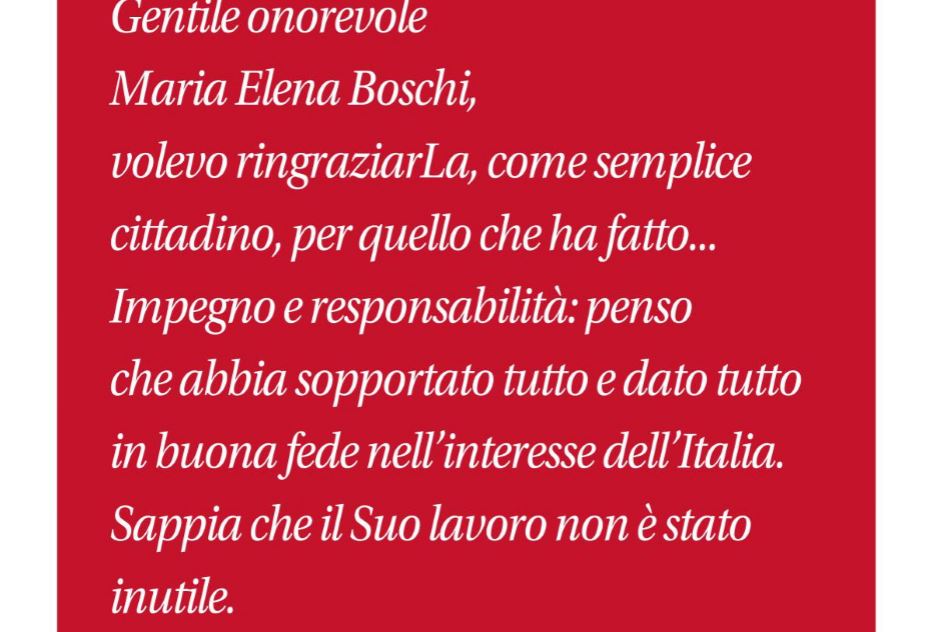 maria elena boschi libero 1