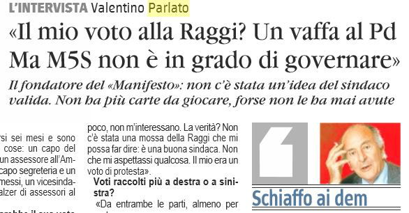 «Raggi e il M5S non sono in grado di governare Roma» article-post