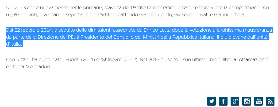 Matteo Renzi si sente ancora presidente del Consiglio? article-post