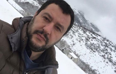 matteo salvini terremoto sciacallo