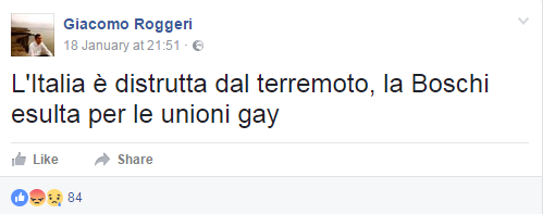 terremoto unioni civili gay 