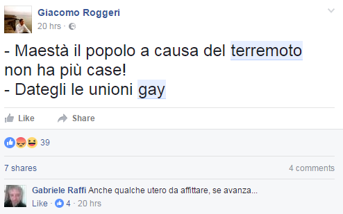 terremoto unioni civili gay 