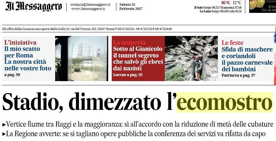 ecomostro messaggero lorenzo de cicco