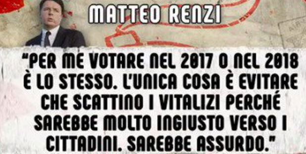 Le fake news di Renzi sui vitalizi article-post