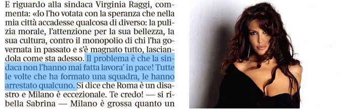 L'ispettore Ferilli ha appena scoperto il complotto contro la Raggi!1! article-post
