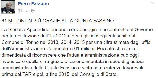 chiara appendino piero fassino