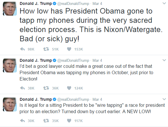 donald trump obama intercettazioni - 1