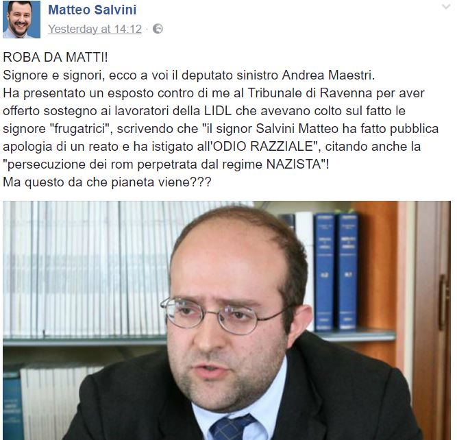 matteo salvini status follonica lidl 3